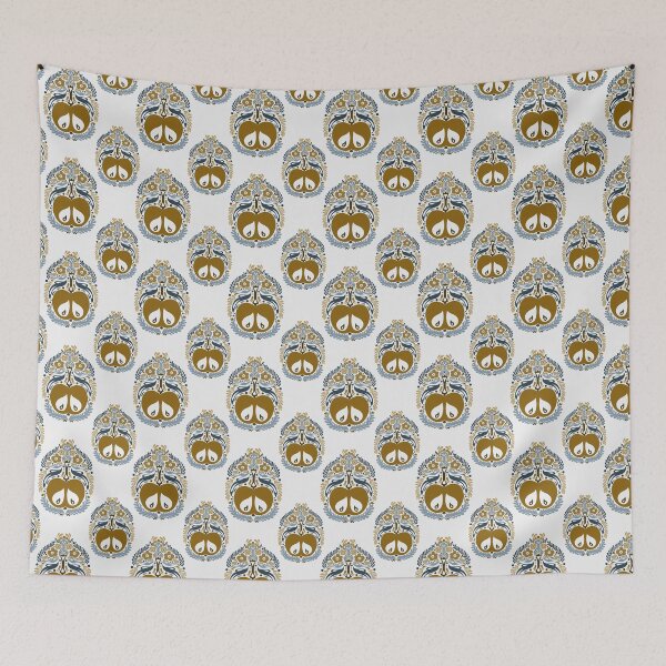 Item preview, Apple Folk Art Print Fruit Print Nordic Art  designed and sold by NayaChu.