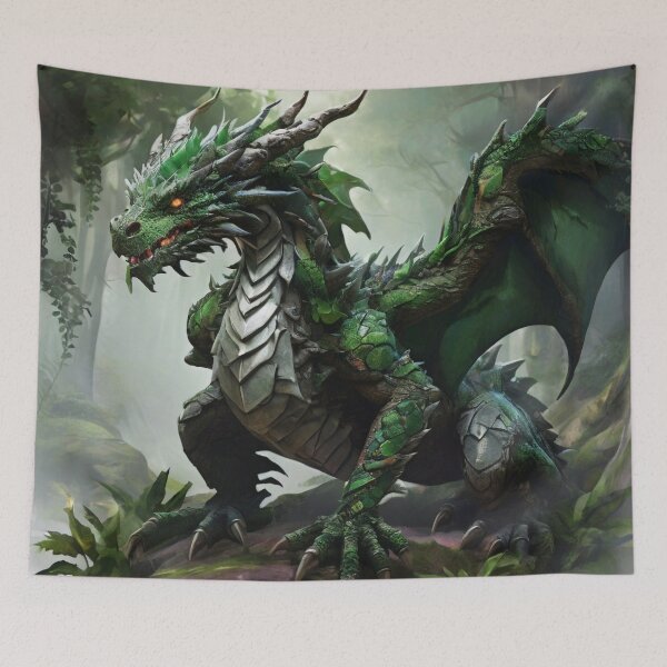Item preview, Forest Guardian Dragon: Keeper of the Woodlands designed and sold by MysticFable.