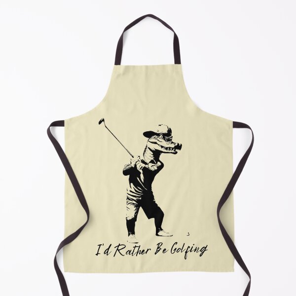 Item preview, I'd Rather Be Golfing Alligator Golf Player designed and sold by TrueArtsStore.