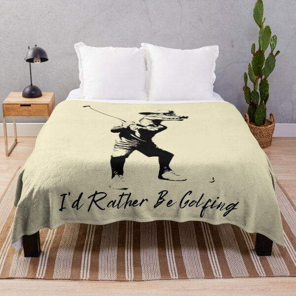Item preview, I'd Rather Be Golfing Alligator Golf Player designed and sold by TrueArtsStore.