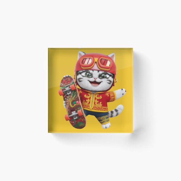 Item preview, "MEOW MINI SKATEBOARD" designed and sold by Obinne.