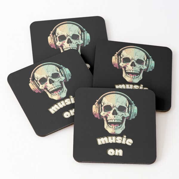 Item preview, Groove Beyond the Grave: Skeleton - Music On Design designed and sold by zingster.