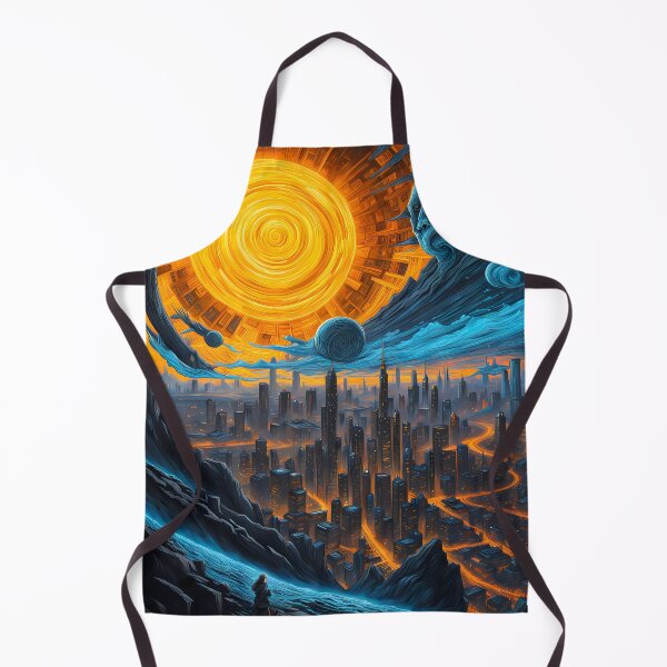 Item preview, Steampunk City and Giant Sun, Ai Generated Art  designed and sold by ACC .