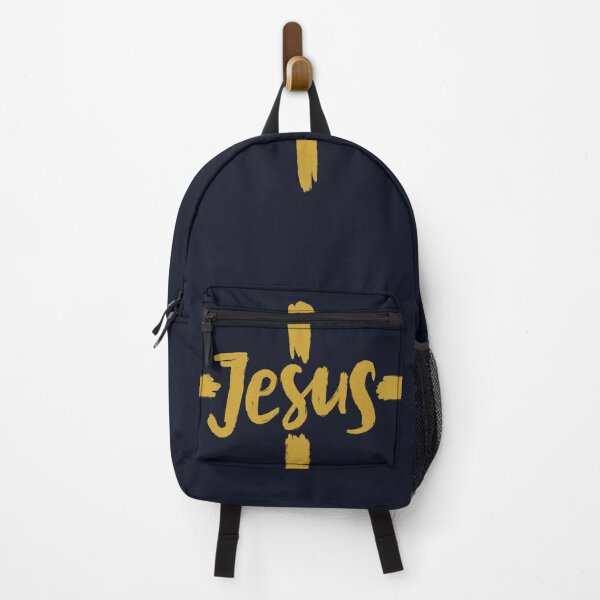 Item preview, Gold cross with Jesus inscription. designed and sold by EternalRock.