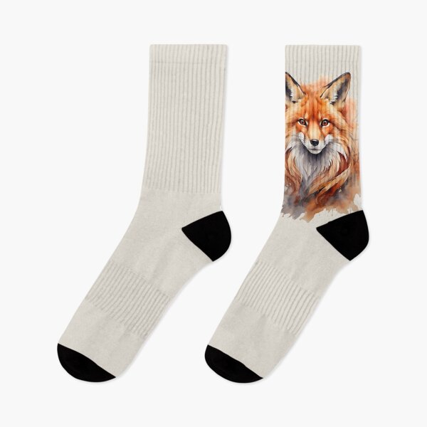 Item preview, Charming Fox Face / Watercolor Art designed and sold by PolygonPinnacle.