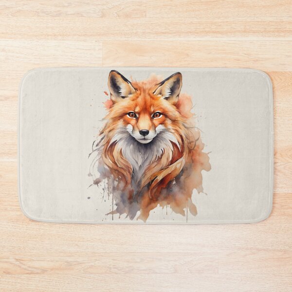 Item preview, Charming Fox Face / Watercolor Art designed and sold by PolygonPinnacle.