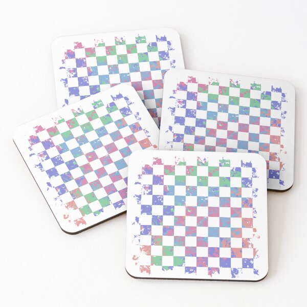 Item preview, Distressed Multi Checker Patch designed and sold by CreativeDraws42.