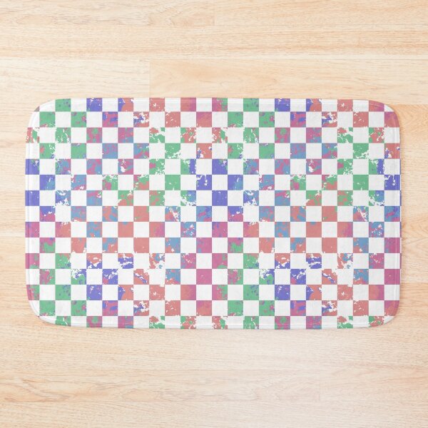 Item preview, Distressed Multi Checker Patch designed and sold by CreativeDraws42.