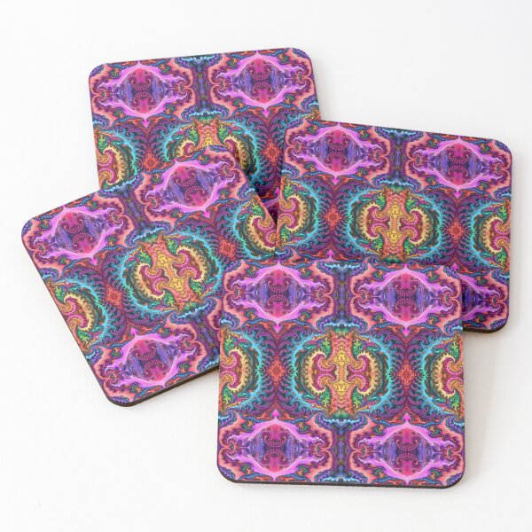 Item preview, Colorful fractal themed pattern designed and sold by Radibor78.