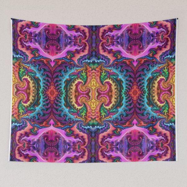 Item preview, Colorful fractal themed pattern designed and sold by Radibor78.