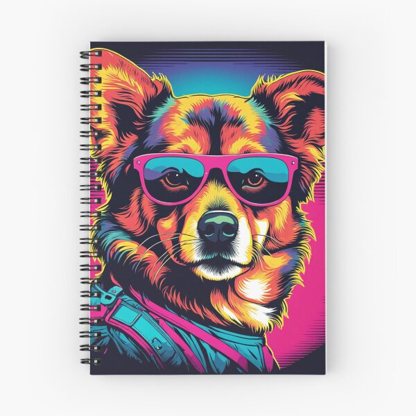 Item preview, Dog with glasses the loyal friend who turns each reading session into a shared experience of learning and style, with lenses capturing every page turned designed and sold by Pulsant  Paintings.