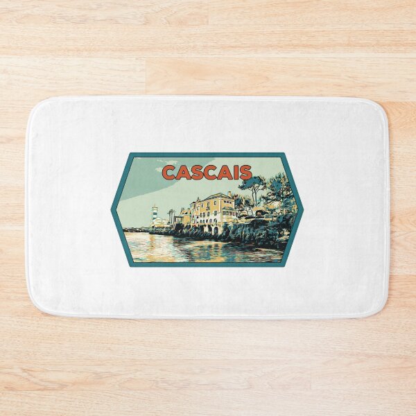 Item preview, Cascais Lighthouse and Casa de Santa Maria Illustration designed and sold by Lemomo-artworks.