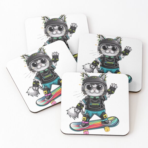 Item preview, "MEOW MINI SKATEBOARD". SKATEBOARD LOVERS designed and sold by Obinne.