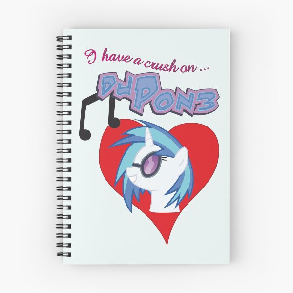 Item preview, I have a crush on... DJ Pon3 - with text designed and sold by Stinkehund.
