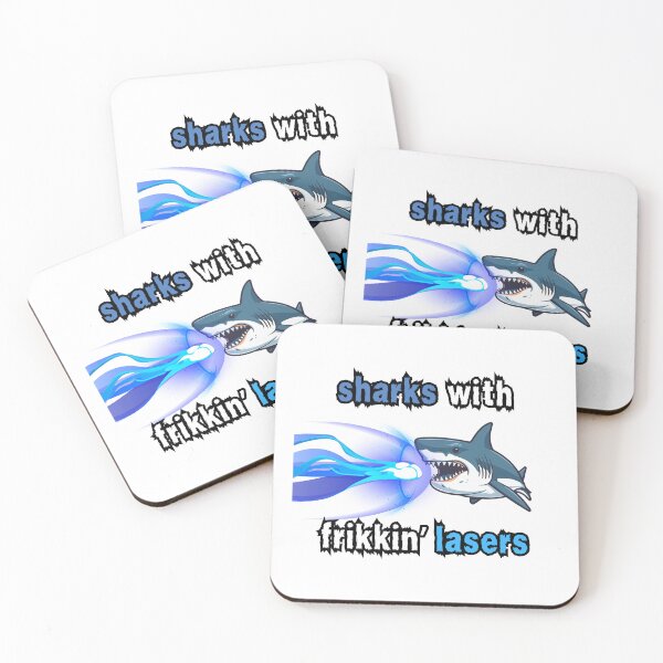 Item preview, Sharks with frikkin' lasers designed and sold by Ghoof-Wear.