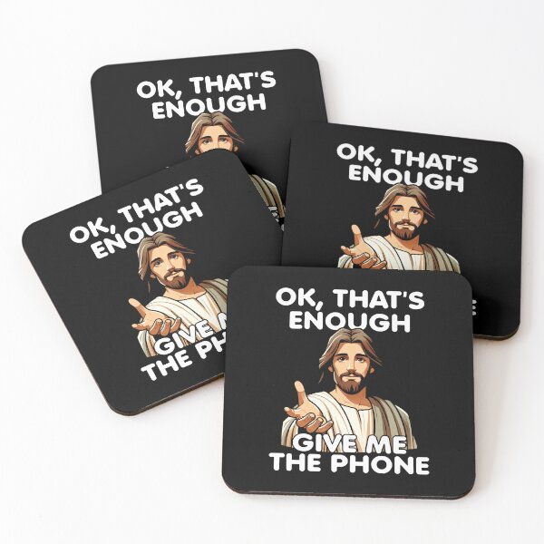 Item preview, Ok That's Enough Give Me The Phone Jesus designed and sold by wrestletoys.