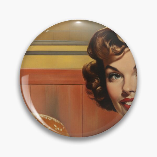Item preview, 1950s style burger food poster pinup sign vintage classic design designed and sold by Vintage Designs +.