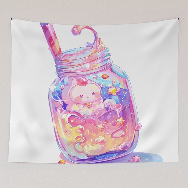 Item preview, White Cherry Mochi Ocean Drink designed and sold by FigmaCreations.