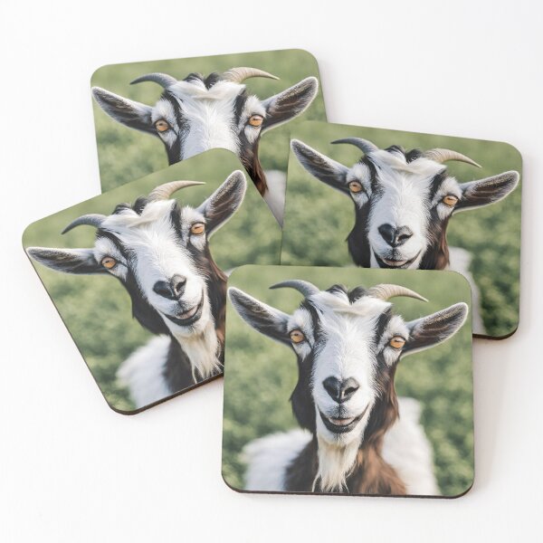 Item preview, Smiling goat designed and sold by Vilemo.