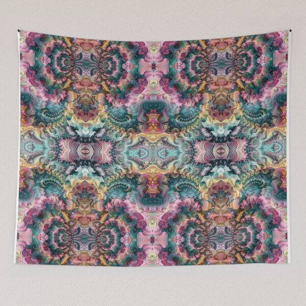 Item preview, Colorful fractal themed pattern designed and sold by Radibor78.