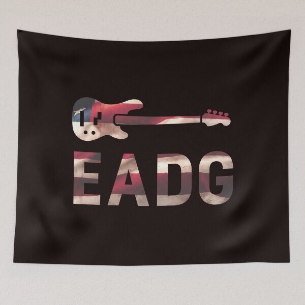 Item preview, Cool Electric Bass EADG Guitar Rock Music Player Gift designed and sold by EditLefort.