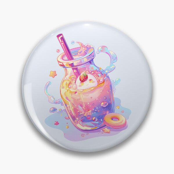 Item preview, White Strawberry Mochi Ocean Drink designed and sold by FigmaCreations.