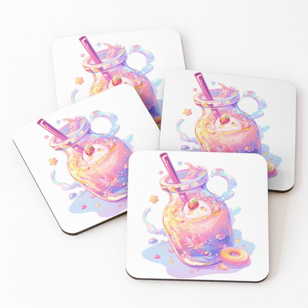 Item preview, White Strawberry Mochi Ocean Drink designed and sold by FigmaCreations.