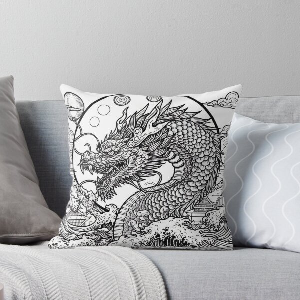 Item preview, dragon lineart designed and sold by AinyRena.