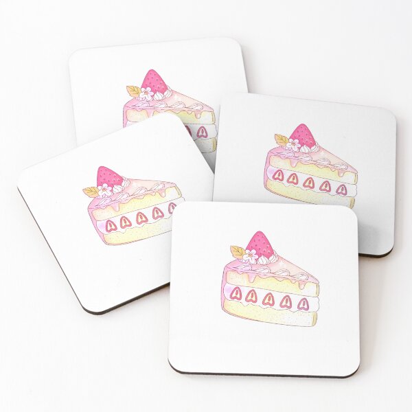 Item preview, Pastel Kawaii Strawberry Cake designed and sold by casserolestan.