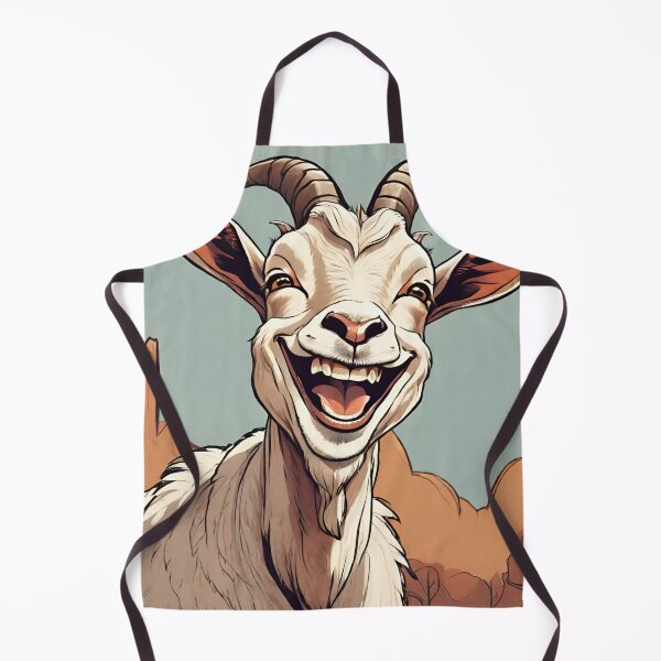 Item preview, Smiling goat designed and sold by Vilemo.