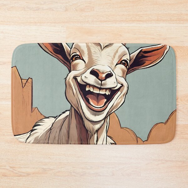 Item preview, Smiling goat designed and sold by Vilemo.