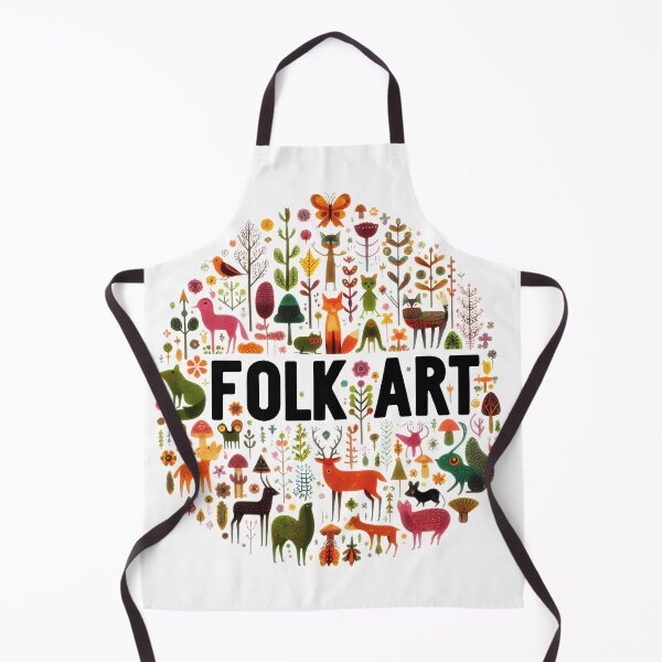 Item preview, Vibrant Scandinavian Folk Art - Nature and Animals in Traditional Nordic Style by heidiannemorris ©️ designed and sold by FOLK ART FUSION by heidiannemorris.