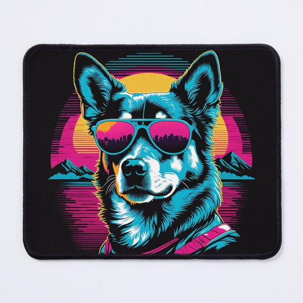 Item preview, When your little dog adopts glasses, each training session becomes a fashion challenge, with agile movements and resistant lenses accompanying every jump and run designed and sold by Pulsant  Paintings.