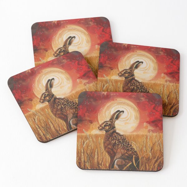 Item preview, Brown Hare Sunrise designed and sold by thewandswant.