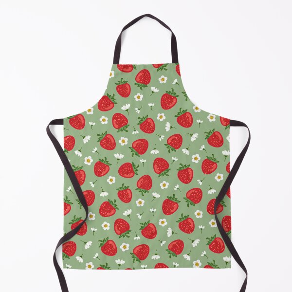 Item preview,  strawberry pattern with  flowers designed and sold by Kseniavasil.
