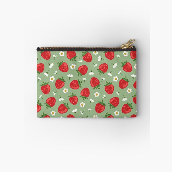Item preview,  strawberry pattern with  flowers designed and sold by Kseniavasil.