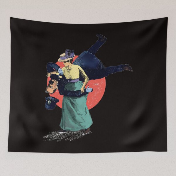 Item preview, Suffragette Edith Margaret Garrud Teaching SelfDefense designed and sold by DaroldHowell.