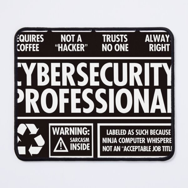 Item preview, Cybersecurity Not A Hacker Funny designed and sold by FrancoisBourge.