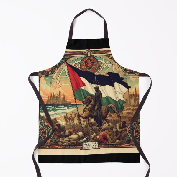 Item preview, Art Nouveau: Palestinian Flag Celebrating Heritage Through Vintage Prints designed and sold by DethLock.