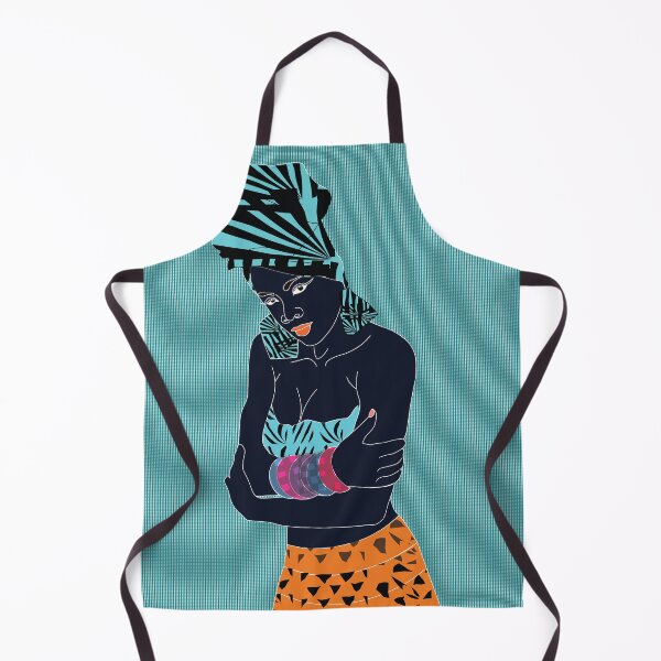 Item preview, african lady painting | african lady illustration designed and sold by KARTICK DUTTA.