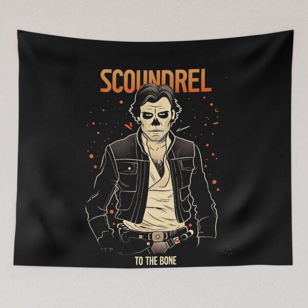 Item preview, Scoundrel to the Bone - Day of the Dead - Scifi designed and sold by Fenay Designs.