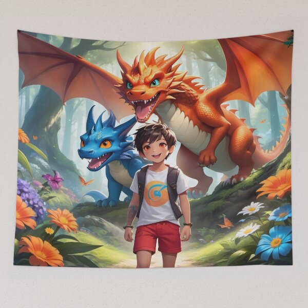 Item preview, In the land of dragons designed and sold by M-Y-A-R-T-.