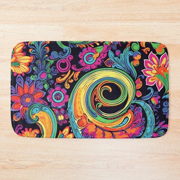 Item preview, colorful paisley pattern print designed and sold by dcrc.