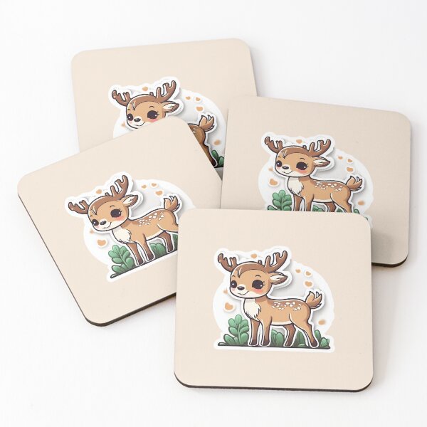 Item preview, Smiling Deer Strolling in the Meadow designed and sold by NuyaPrints.