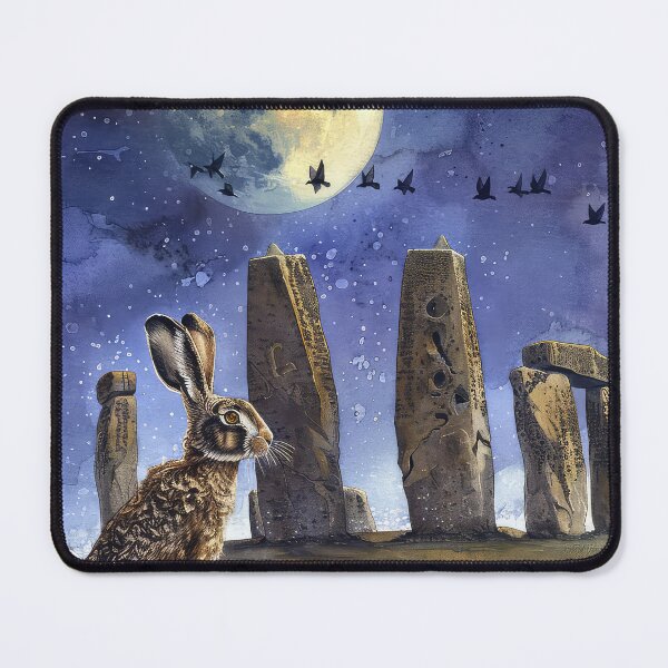 Item preview, Hare Stonehenge Pagan designed and sold by thewandswant.
