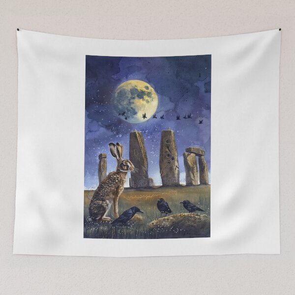 Item preview, Hare Stonehenge Pagan designed and sold by thewandswant.