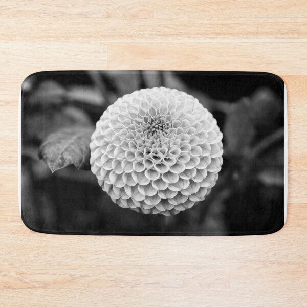 Item preview, Black And White Pompon Dahlia designed and sold by Tanya C  Smith.