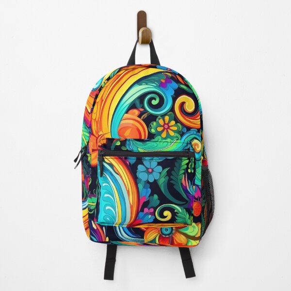 Item preview, Colorful paisley pattern print designed and sold by dcrc.