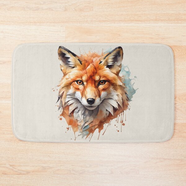 Item preview, Polygon Fox Face - Watercolor Painting designed and sold by PolygonPinnacle.