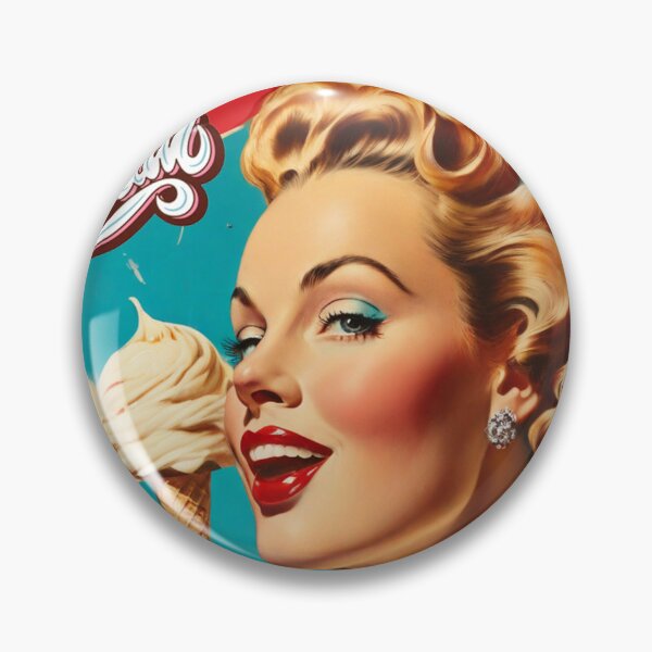 Item preview, 1950s style icream  food poster pinup sign vintage classic design designed and sold by Vintage Designs +.
